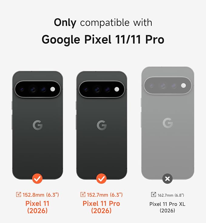 SURITCH for Google Pixel 11/11 Pro Phone Case, Compatible with MagSafe, Protective Cover with Camera Cover & Adjustable Metal Kickstand for Pixel 11/11 Pro 2026 -Lake Green - Image 2