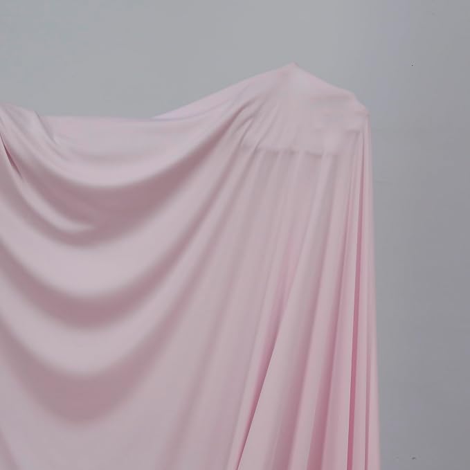 10 ft x 10 ft Baby Pink Backdrop Curtains for Parties, Wrinkle Free Light Pink Photography Backdrop Drapes for Wedding Grils Birthday Baby Shower Bridal Shower Party - Image 2