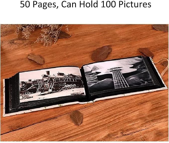 Photo Album 4x6, Soft Fabric Cover Pictures Photo Albums Memory Book for Family Baby Wedding Anniversary Birthday (Green, 100 Pockets) - Image 5