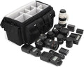 Large Camera Bag, Pressure proof &Waterproof DSLR SLR Mirrorless Gadget bag,Cine Cube Bag for Camera Gear, Photographer, Videographer Videomakers，For FS7/FS6(XL) by svatin