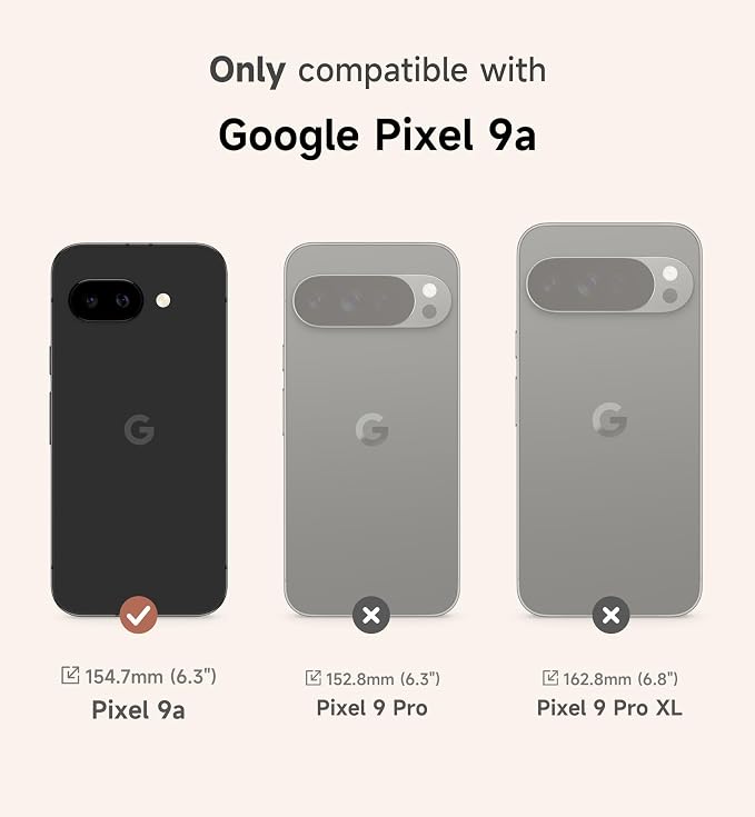 SURITCH for Google Pixel 9a Phone Case, Compatible with MagSafe, Protective Cover with Camera Cover & Adjustable Metal Kickstand for Pixel 9a -Sage Green - Image 2