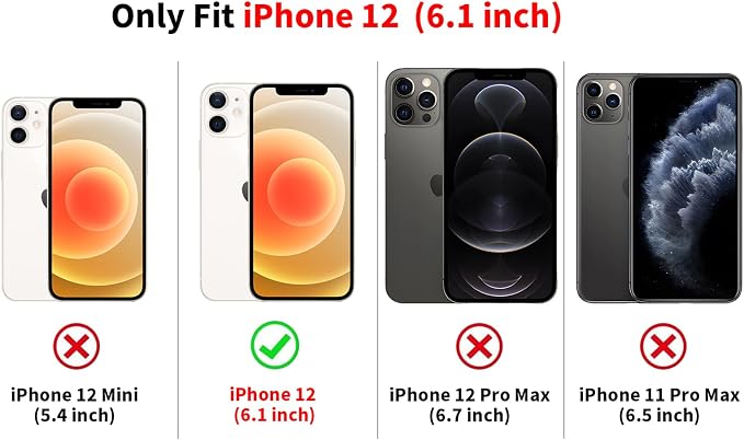 Cute Black Cheetah Print Phone Case for iPhone 12 6.1" | Aesthetic Leopard Pattern Design Cover Full Camera Lens Protective Shockproof Soft Slim TPU Funda for Men Women Girls - Image 2