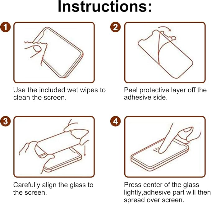 PEHAEL for iPhone 14 Pro Max Privacy Screen Protector+Camera Lens Protector | Installation kits, Anti-Spy Private, Anti-Scratch, 9H Tempered Glass, Case Friendly, 2+2 Pack, [6.7 inch] - Image 8
