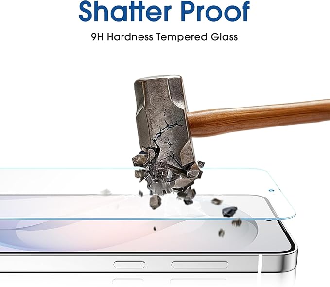 amFilm OneTouch for Samsung Galaxy S26+ Plus Screen Protector TemperedGlass | Auto-Alignment 30s Install with Camera Lens Protector, Bubble Free, Case Friendly, Anti-Scratch [2+2 Pack] (S26P-6.7'') - Image 4