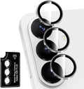 for Samsung Galaxy S26 Plus Camera Lens Protector, Individual Metal Ring Tempered Glass Lens Cover, [Strong Adsorption] Scratch Resistant Ultra-Thin HD Clear Lens Cover, 1 Set-Clear by Btscase