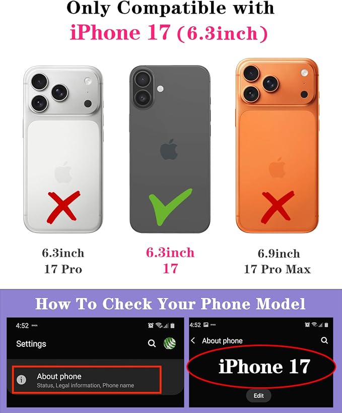 for iPhone 17 Case - Women Cute Phone Cover Girly Pretty Fancy Unique Aesthetic Design Slide Camera Cover Protective Case for Apple for iPhone 17, Mushroom Floral - Image 2