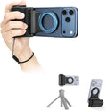 JJC iPhone Camera Grip with Remote, Magnetic Camera Attachment for iPhone | Selfie Grip for iPhone 17 16 15 14 13 12 Pro Max MagSafe Accessories, Ideal for Photography/Fun Shot/Video/Vlog by JJC