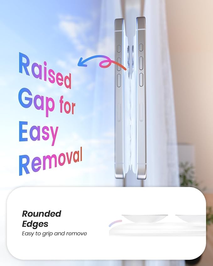 Klearlook 2Pack Magnetic Suction Phone Mount for MagSafe Case, Transparent & Black - Image 5