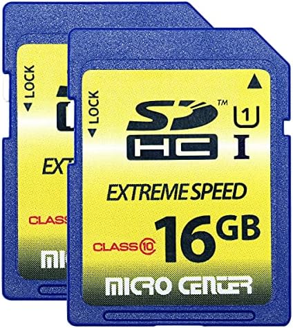 INLAND 16GB SDHC Flash Memory Card Standard Full Size SD Card (2 Pack) by INLAND