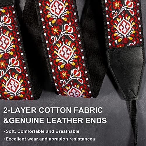 Camera Strap, Jacquard Weave 2" Shoulder Neck Straps for All DSLR Cameras Men Women Photographers - Image 2