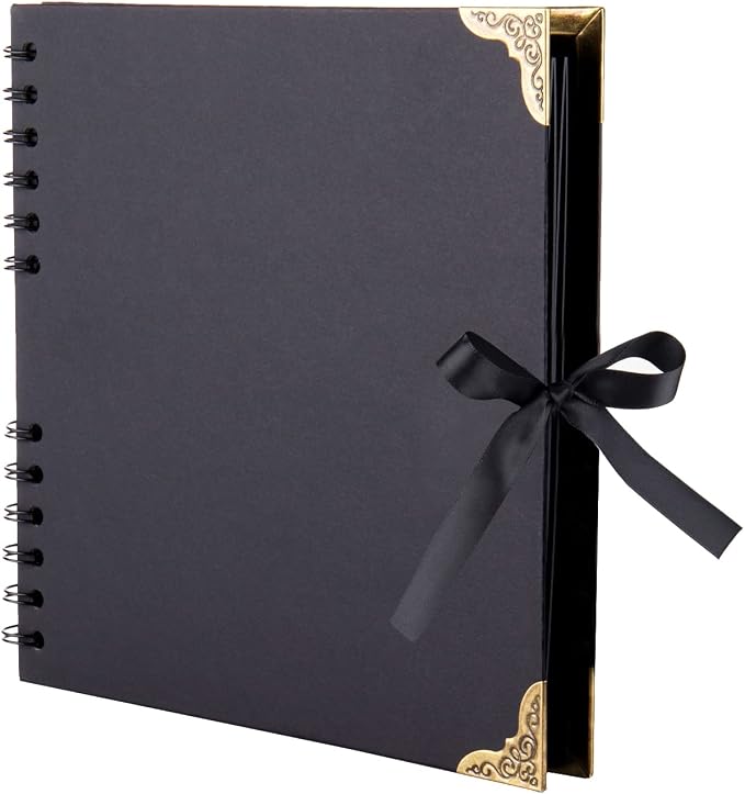 LOYALBOOK 8 x 8 inch DIY Scrapbook Album 60Pages For Wedding Family Photo | Nice Thick Sturdy&Well-Made Good Value Craft Parties Birthday Dinners Graduation Ceremonies Diplomas Storage - Image 7