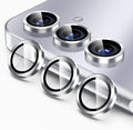 Korecase for Galaxy S25 FE Camera Lens Protector, 9H Tempered Glass Anti Scratch Camera Screen Protector Film Shcokproof Metal Ring Lens Protector for Samsung S25 FE (Silver) by Korecase