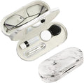 AITIME 2 in 1 Contact Lens and Glasses Case Combo,Contact Travel Case Kit | Double Sided Eye Contact Case with Remover Tool,Storage Organizer Accessories,Cute Eyeglasses Case with Contact Holder by AITIME
