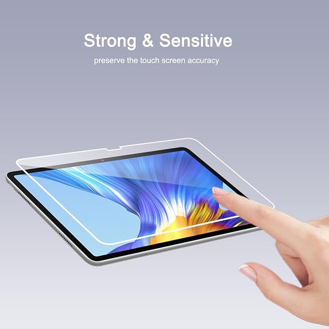 Ailun Screen Protector+Camera Lens Protector for iPad Pro 11 inch 2025/2024 | 2+2 Pack, 6th/5th Generation, M5/M4, Tempered Glass 0.33mm, Face ID & Apple Pencil & Case Compatible - Image 5