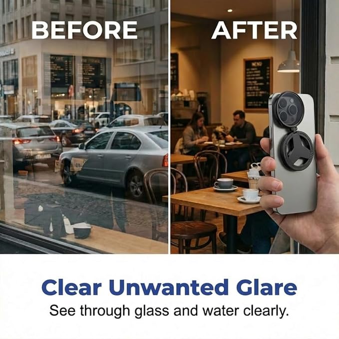 2 in1 Magnetic CPL Star Filter, 2026 New Magnetic CPL Phone Camera Lens Filter Kit, Upgraded Polarizing Filter for Cellphone and Camera, Polarizing Lens for Travel (Set) - Image 7
