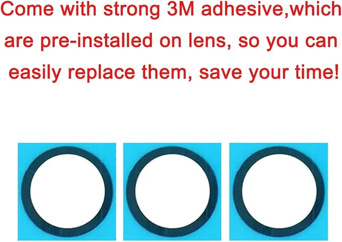 2 Sets Rear Back Camera Lens Glass Replacement for Samsung Galaxy S24 6.2-inches with pre-Installed Adhesive and Reparing Toolkit - Image 4