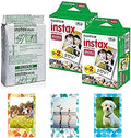 Fujifilm Instax Mini Instant Film,10 Sheets×5 Pack(Total 50 Shoots) Bundled with Tudak Photo Magnet Frames [Bulk Packaging] by FUJIFILM