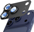 for iPhone 17 Pro Camera Lens Protector- Black | Aluminum Alloy, Tempered Glass Camera Cover, Nano Reinforced Adhesive, Accessories, Anti-Drop, Anti-Scratch, Case Friendly by WumigooProducts