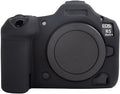 MUZIRI KINOKOO Silicone Case Compatible for Canon EOS R5 Mark II Digital Camera, Soft Rubber EOS R5 Mark II/EOS R5 II Protective case Cover with Anti-Slip Design - Black by MUZIRIKINOKOO