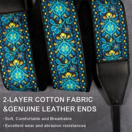 Camera Strap, Jacquard Weave 2" Shoulder Neck Straps for All DSLR Cameras Men Women Photographers - Image 2