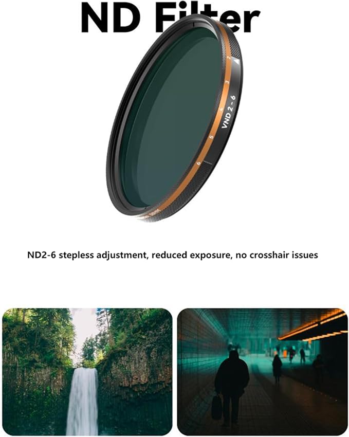 Fotorgear Camera Lens Filter,67mm Universal Phone Polarizer Filter Professional Photography for Camera Lens 67mm Clip On Filters CPL ND Black Mist Gold Streak for iPhone Xiaomi Huawei(Star Flare) - Image 7