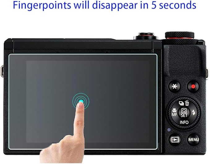 Screen Protector for Canon PowerShot G7X G7 X Mark III mark3 Digital Camera | (for accessories), [3 Pack] HUIPUXIANG LCD Tempered Glass Film 0.3mm High Definition 9H Hardness - Image 6