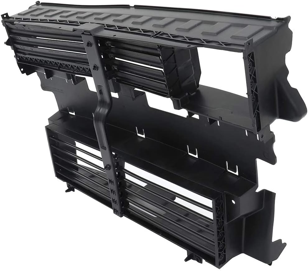 PartsFlow Enlarged Air Intake Radiator Shutter Grille w/o Actuator Compatible with 2013-2016 Ford Fusion with Adaptive Cruise Control - Image 4