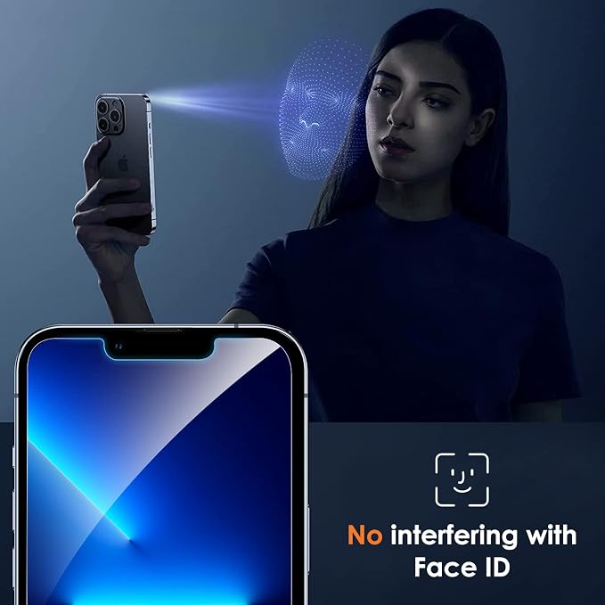YMHML 2 Pack for iPhone 14 Plus/iPhone 13 Pro Max Privacy Screen Protector, Anti Spy Privacy Screen for iPhone 14 Plus / 13 Pro Max Accessories, Private Case Friendly Film - Image 6