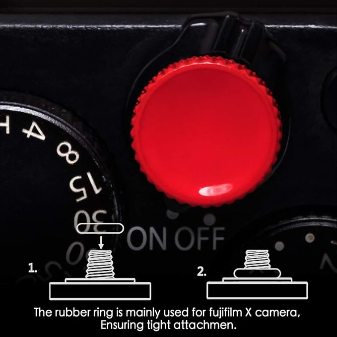 Fuji Shutter Release Button Accessories-Fujifilm Camera Soft Shutter Button | 4 Color Shutter Button for Canon Nikon Film X100V X100F Xt5 Xt4 Xt3 Xt2 Xt30 Xt20 Xt10 Xpro3 Xpro2 Xpro1 - Image 4