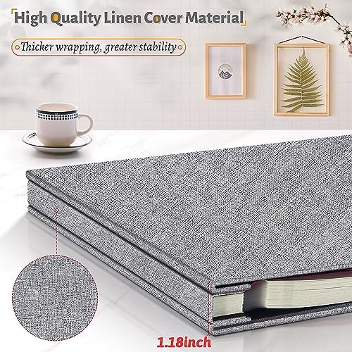 Artfeel Photo Album Self Adhesive Scrapbook,60 Pages Large Photo Book for 4x6,5x7,8x10 Pictures,DIY Album for Baby Wedding Family Travel Birthday,with Metallic Pen and Scraper - Image 5