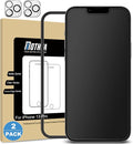 Mothca 2 Pack Matte Glass Screen Protector for iPhone 13 Pro [6.1 inch]+2 Pack Camera Lens Protector, Anti-Glare Anti-Fingerprint Tempered Glass Film by MothcaDirect