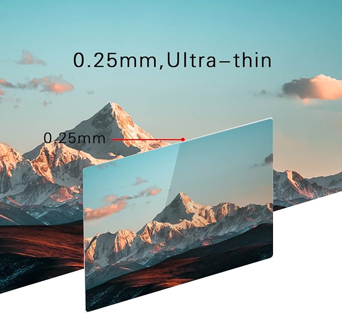 kinokoo Screen Protector for FUJIFILM XT4 camera, 0.25mm 9H Hardness Tempered Glass Film for Fuji X-T4 camera - Bubble Free& Anti-Scratch&Anti-Finger Print (2 Pack) - Image 3