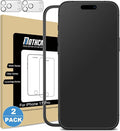Mothca 2 Pack Matte Glass Screen Protector for iPhone 17 Pro [6.3 inch] + 2 Pack Camera Lens Protector, Anti-Glare & Anti-Fingerprint Tempered Glass (Not Privacy Film) Bubble Free, Smooth as Silk by MothcaDirect