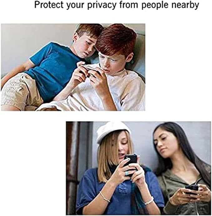Ailun Privacy Screen Protector+Camera Lens Protector for iPhone 14 Plus | 2+2 Pack, 6.7 inch, Anti Spy Private Tempered Glass Film, Case Friendly, HD - Image 4