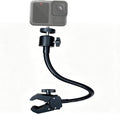 50cm Gooseneck Clamp Camera Mount with 1/4" Screw & 360° Ball Head | Flexible Clip Mount for Handlebar, Desk, Tube, Cross Bar – Compatible with GoPro, Ring, Google Nest, Wyze, Arlo by Unknown