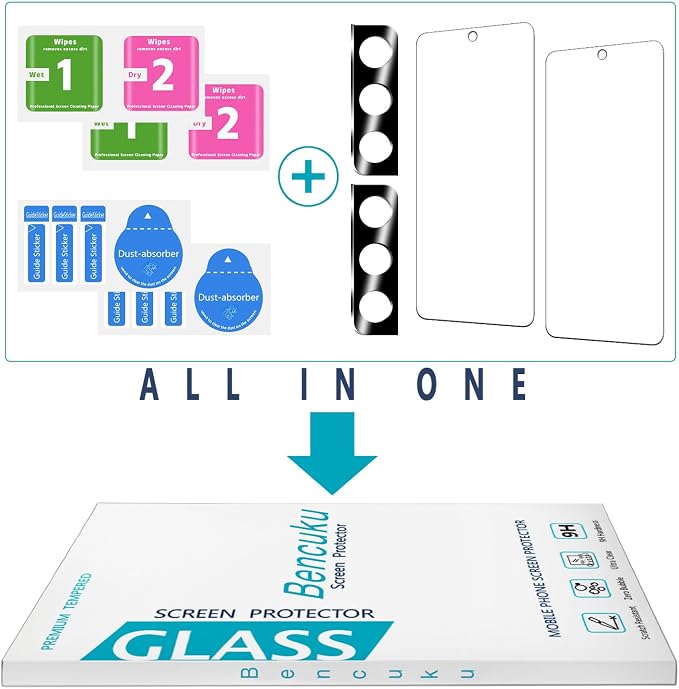 2+2 Pack Screen Protector for Samsung Galaxy S21 FE Tempered Glass | with Camera Lens Protector, Anti Scratch, Bubble Free - Image 7