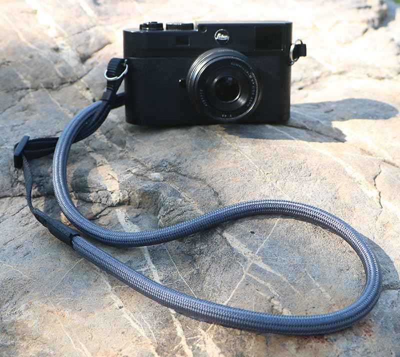 Quick Release Camera Neck Strap Shoulder Strap Belt for Mirrorless Digital Cameras Climbing Rope with Quick Release QD Loops Connector with O-Ring Adjustable Length 30-53inch Gray - Image 3