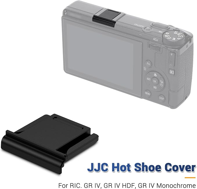 JJC Gray Camera Shoe Cover for Ricoh GR IV GRIV GR4 GR IV HDF GR IV Monochrome, Replaces GK-2 Shoe Cover, Flash Hot Shoe Cover Cap for GR IV GRIV GR4 - Image 8