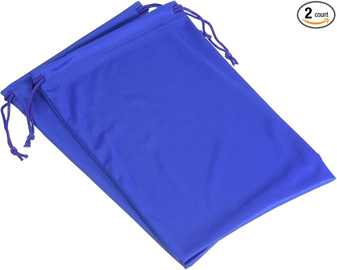 PATIKIL Ski Goggle Bag Microfiber Snow Goggles Case Cover Soft Storage Sleeve Drawstring Pouch by PATIKIL