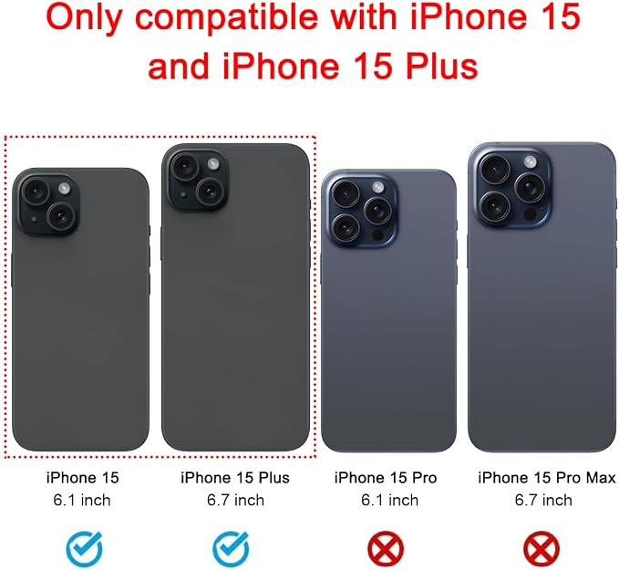 OEM Back Rear Camera Lens Glass Replacement for iPhone 15 and iPhone 15 Plus with pre-Installed Adhesive and Reparing Toolkit - Image 2