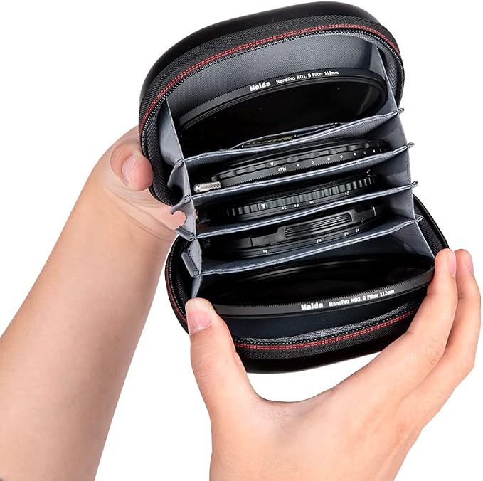 Haida Filter Pouch Camera Lens Filter Case for 82mm Round Water-Resistant Dustproof Filters Protection Storage Bag Placing Lens Accessories - Image 4
