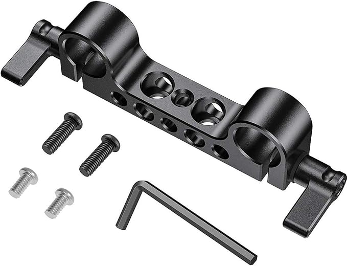 SmallRig Super Lightweight 15mm Railblock, 15mm Rod Clamp with 1/4"-20 Thread for Sony for Canon and Other DSLR Camera Rig Shoulder Support Rail System - 942 by SmallRig