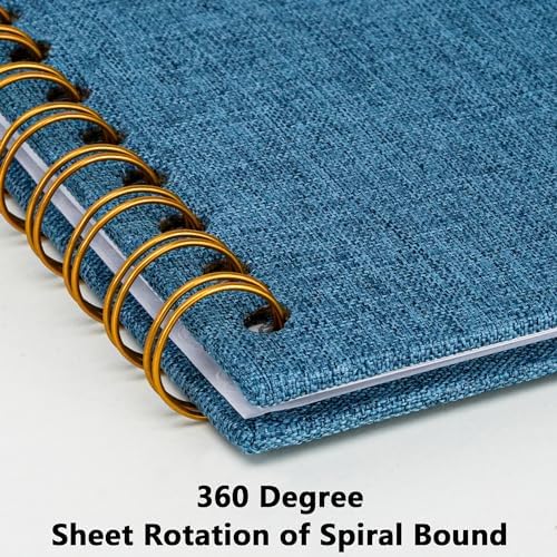 Scrapbook Photo Album, Linen Covered, 10x10 Inches, 20 Sheets/40 Pages - Image 5