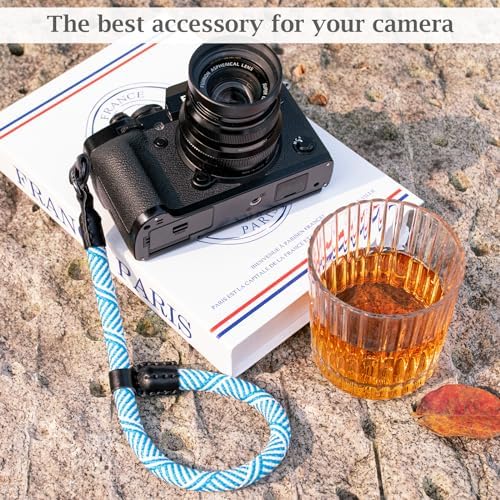 VOVMOEYA Rope Camera Wrist Strap,Camera Hand Strap Compatible with A6400 A6000 A7 IV,for Fujifilm X100V for Nikon Zf Z30 for Canon EOS R6 R7 R8 R10 Camera Wrist Straps for dslr - Image 4