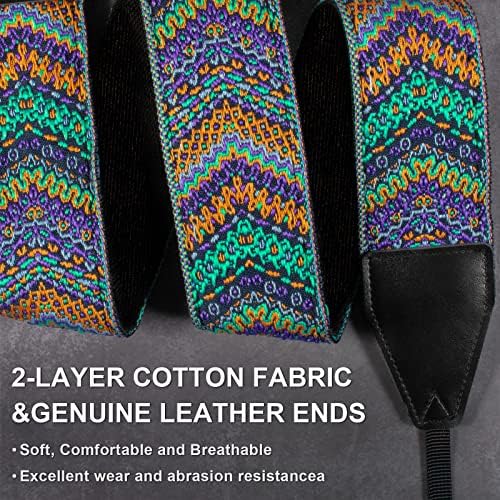 Camera Strap, Jacquard Weave 2" Shoulder Neck Straps for All DSLR Cameras Men Women Photographers - Image 2