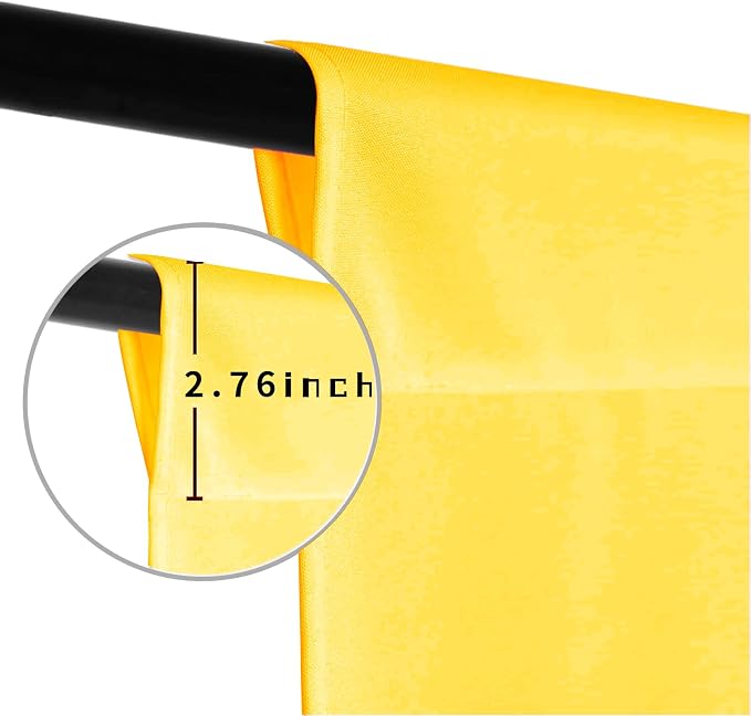 Yellow Photo Backdrop for Photoshoot Background Photography 5x7ft | Polyester, Portrait Studio Photographic, Streaming Video Shooting - Image 5