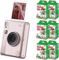 Fujifilm Instax Mini EVO Instant Camera (Pink + Extra Film (60 Sheets)) by FUJIFILM