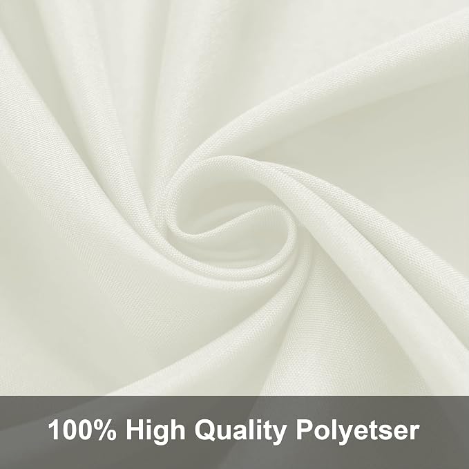 Joccun 5X7FT Ivory Backdrop Background for Photography,Polyester Backdrop Curtain Background Screen for Photography,Photoshoot,Video Recording,Studio(5X7ft,Ivory) - Image 3