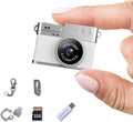 LKT 1080P Mini Keychain Camera with 32GB Card & OTG Adapter, Portable Pocket Digital Camera with Retro Filters & Screen, Tiny HD Camcorder for Phone Transfer, Travel, Kids, and Gifts by LOOKINGTECHNOLOGY