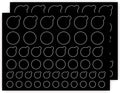 TINGYI Webcam/Camera Covers Privacy Stickers for Lens Privacy Protection- 3 Sizes 2 Styles - 100 Black Ultra Glossy Privacy Stickers -Removable and Reusable Laptop's Webcam Sticker by TINGYI